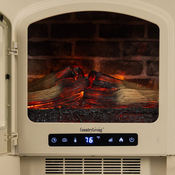 Log Burner Vonhaus Electric Stove VonHaus 41Cm W Electric Stove