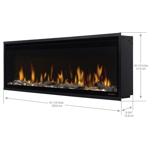 Dimplex Ignite Evolve 50-in Linear Electric Fireplace & Trim Kit