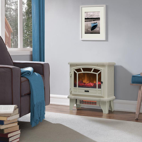 Duraflame Cream Electric Fireplace Stove Electric Fireplaces Direct