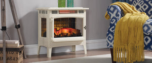 Heating with an Infrared Fireplace