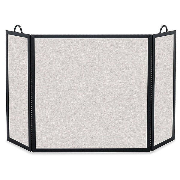 26-in Height 3 Fold Rectangular Screen in Matte Black | Electric ...