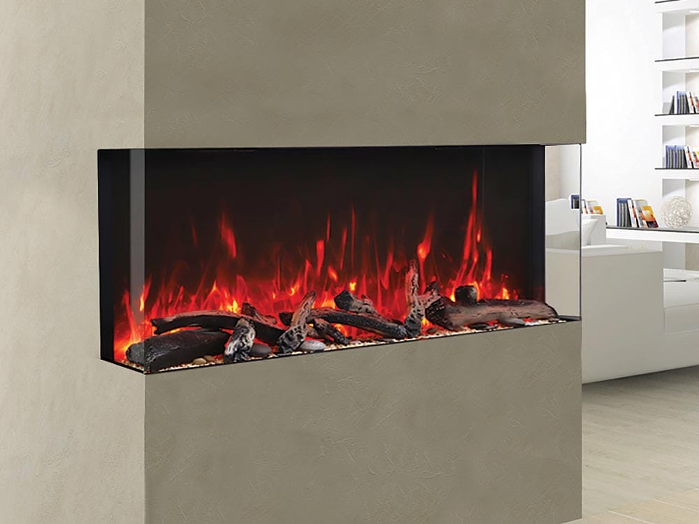 Amantii TruView XL Series 50-in 3-Sided Linear Electric Fireplace