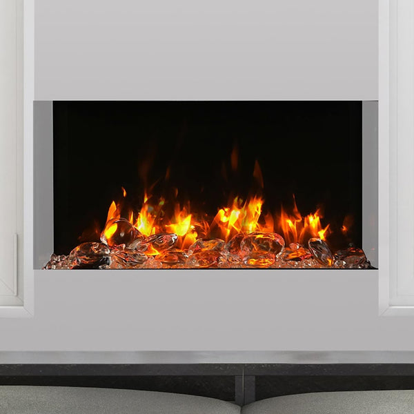 Amantii 30-in TruView Slim Linear Electric Fireplace | Electric