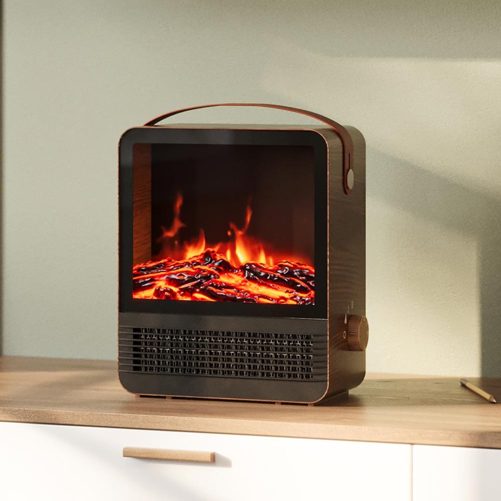 Comfort Smart Portable Electric Fireplace Space Heater | Electric