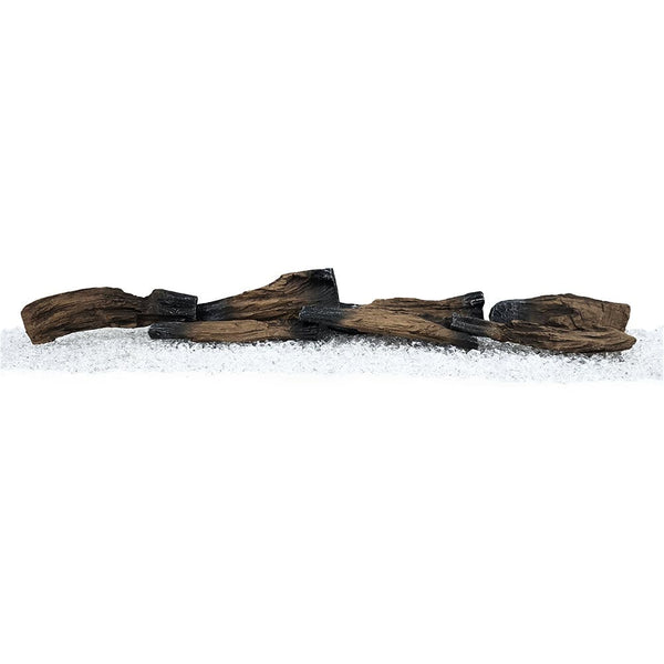 Modern Ember Rustic Log Accessory Kit for Aerus and Vibrance 42”-50” L ...