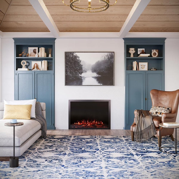 Square Shape Fireplace Inserts Image