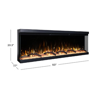 Modern Ember Aerus Skyline 60-in Multi-Sided Smart Electric