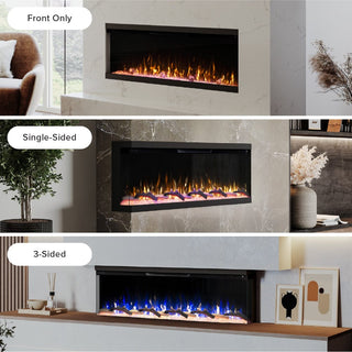 Modern Ember Aerus Skyline 60-in Multi-Sided Smart Electric