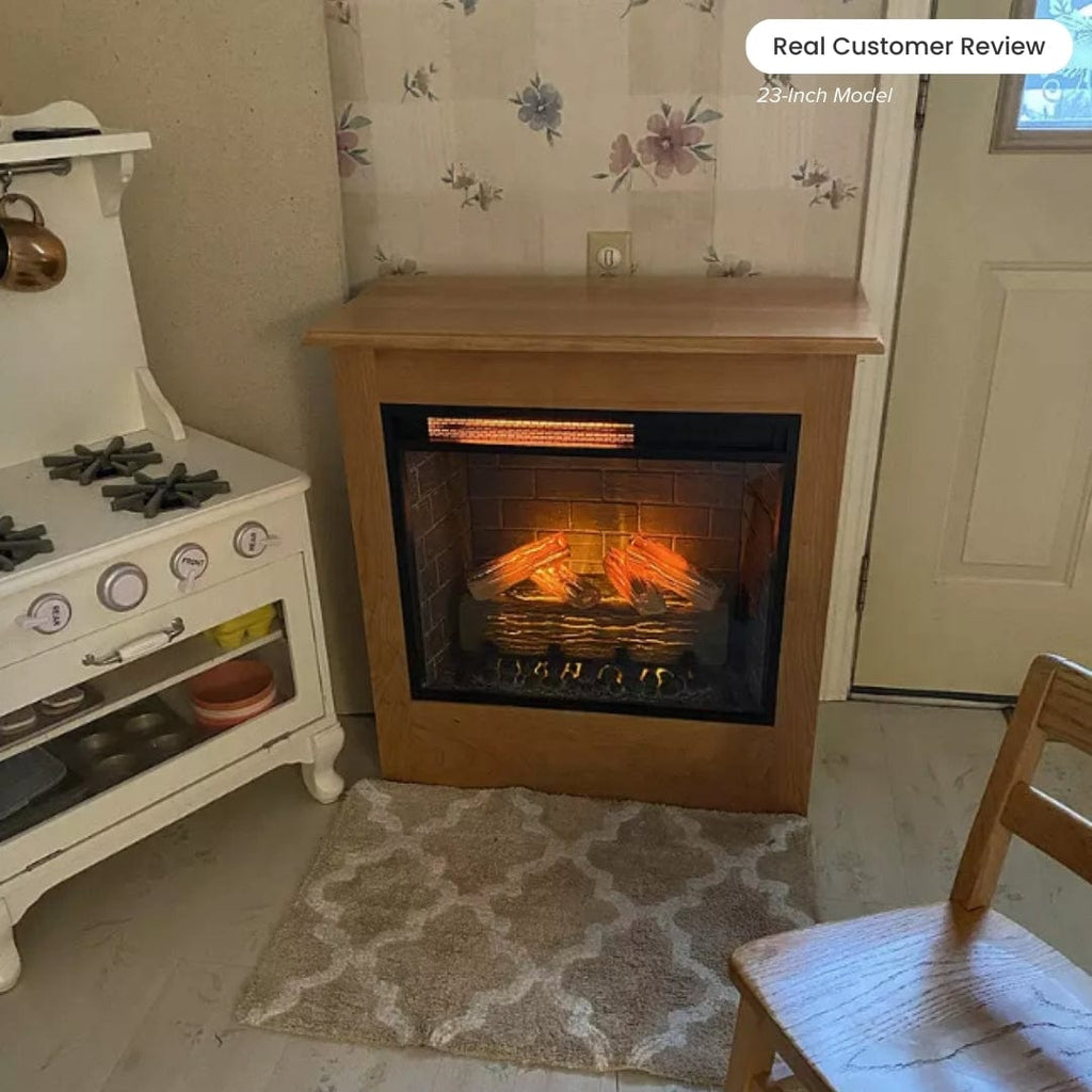 Ember Electric Heaters That Look Like Wood Burning Stoves Costway