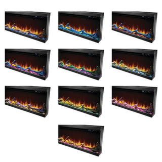 Napoleon Astound Flexmount 74-in Linear Electric Fireplace