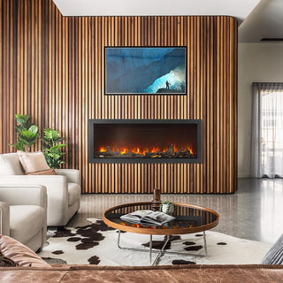 Napoleon Astound 96-in Linear Electric Fireplace | Electric