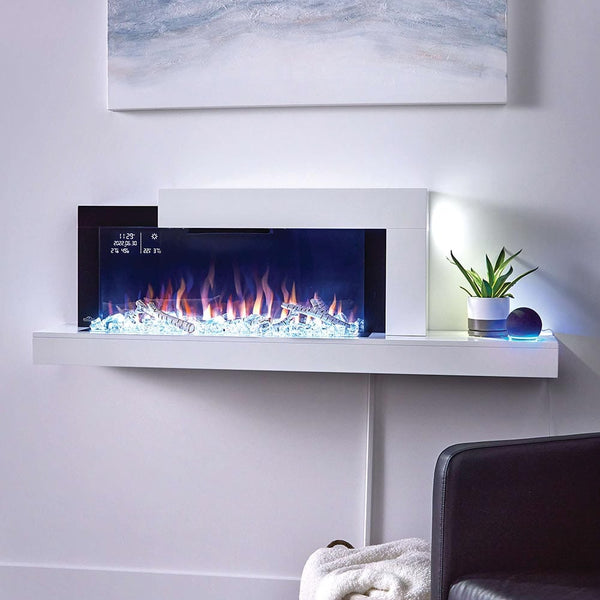 Napoleon Stylus Cara Elite Wall Mount Electric Fireplace | Electric ...