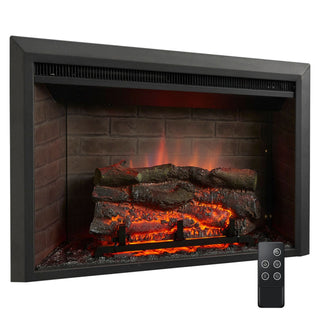 SimpliFire 32-In Built-In Electric Fireplace Insert | Electric