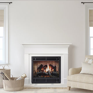 SimpliFire Inception 36-in Electric Fireplace with Wescott Mantel