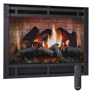 SimpliFire Inception 36-in Electric Fireplace with Halston
