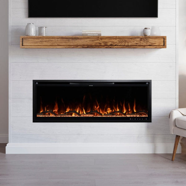 Modern Ember Aerus 50-In Smart Linear Electric Fireplace Image