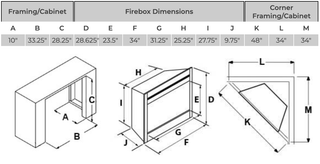 Napoleon Ascent 33-In Built-In Electric Fireplace | Electric