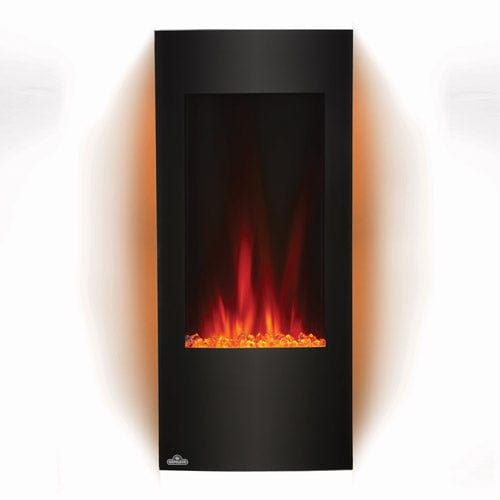 Napoleon Azure 38In Vertical Black Wall Mount Electric Fireplace